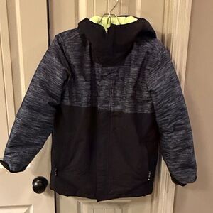 The Children's Place Black and Gray Coat